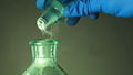 Oleum and pyrosulfuric acid fuming in air by ChemicalForce.jpg