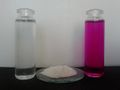 Phenolphthalein sample with acid and base solutions.jpg