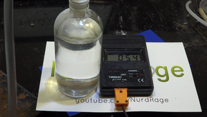 Trimethyl borate methanol azeotrope distilled by NurdRage.png