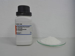 N-Allylthiourea bottle and sample.jpg