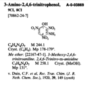 data for  3-amino-2,4,6-trinitrophenol.bmp - 273kB