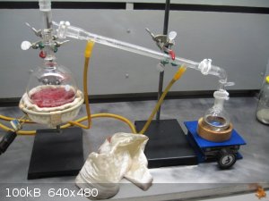7. distillation of thymophthalein in acetic acid.jpg - 100kB