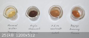 Tannin comparison powders.jpg - 251kB