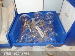 1168 - Assorted Glassware -RBF (thick) 8 - 10 pieces - $100 min bid asst glass - about 10 pieces.jpg - 417kB