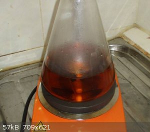 03 Dibrombutane sulphuric acid added.jpg - 57kB