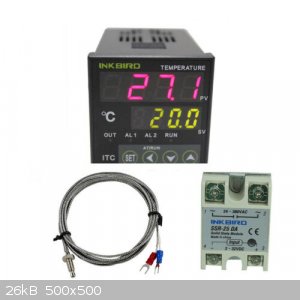 Temp controller, temp sensor and SSR.jpg - 26kB