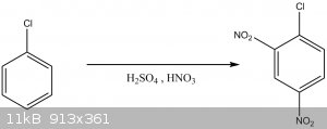 Chlorobenzene to Nitrochlorobenzene reaction.png - 11kB