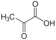 Pyruvic acid structure.png