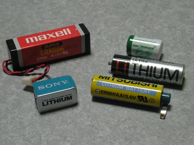 Piles lithium LiSoCl2 ER-batteries chlorure thionyle