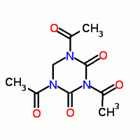 1,3,5-triacetyl-2,4-dioxo-1,3,5-hexahydrotriazine .gif - 3kB