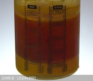 4. Acetaminiohen nitration ice mixture after settling.jpg - 246kB