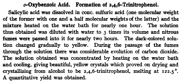 JACS Vol 41 pg2045 Picric Acid from Salicylic Acid.bmp - 496kB