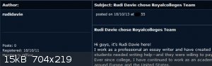 Sciencemadness Discussion Board - Rudi Davie chose Royalcolleges Team - Powered .png - 15kB